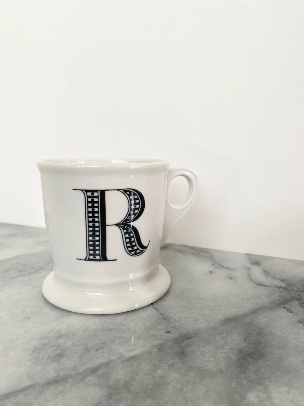 ANTHROPOLOGIE Apothecary (R) Monogram Mug
